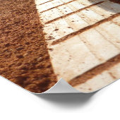 Kundenspezifische Spieler oder Teamname Tennis Fot Poster (Ecke)