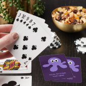 Kundenspezifische Spielkarten der lustigen Krake (In Situ)