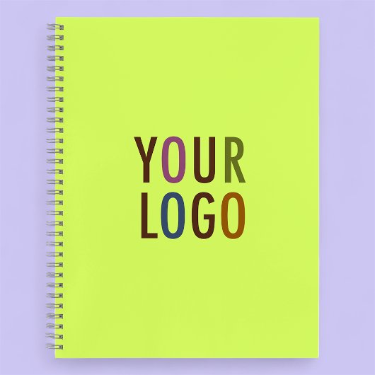 Kundenspezifische Spiralnotebooks - Logo auf der B Notizbuch