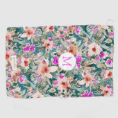 Kundenspezifische STELLVERTRETENDE FERIEN üppiges Golfhandtuch (Horizontal)