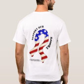 Kundenspezifische stolze Armee T-Shirt (Rückseite)