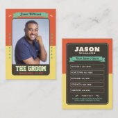 Kundenspezifische Straßenfahrzeuge, Fun Gastgesche Telefonnummerkarte (Vorne/Hinten)