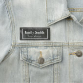 Kundenspezifische Tafel-magnetisches Namensschild (Beispiel)