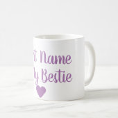 Kundenspezifische Tante Is My Bestie Mug Kaffeetasse (VorderseiteRechts)