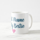 Kundenspezifische Tante Is My Bestie Mug Kaffeetasse (VorderseiteRechts)