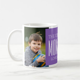 Kundenspezifische Tasse der Foto-Mutter Tageslila