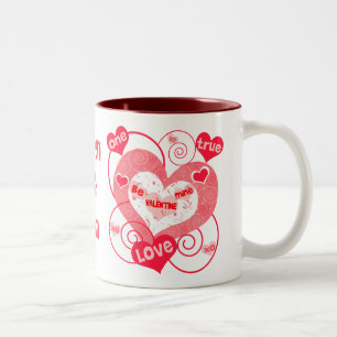 Kundenspezifische Tasse des Valentines Tages