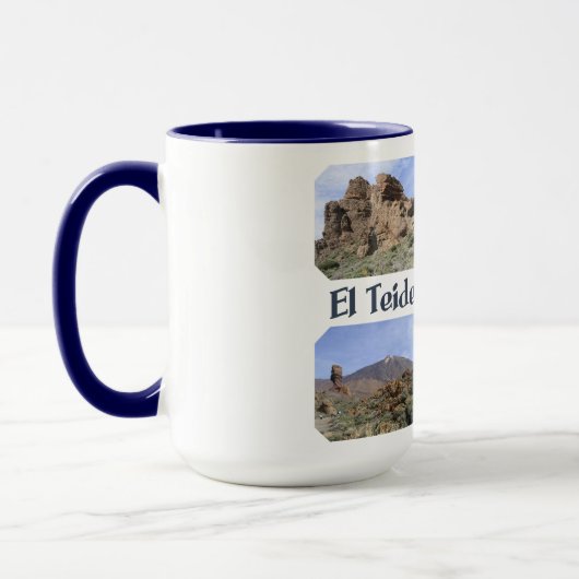 Kundenspezifische Tasse EL Teide - wählen Sie Art, (Links)