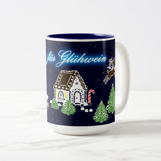 Kundenspezifische Tasse für verrührten (VorderseiteRechts)