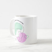 Kundenspezifische Tasse, Gemeinsam sind wir besser Kaffeetasse (Vorderseite Links)