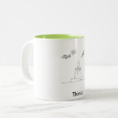 Kundenspezifische Tasse mit Bild und Text (Vorderseite Links)