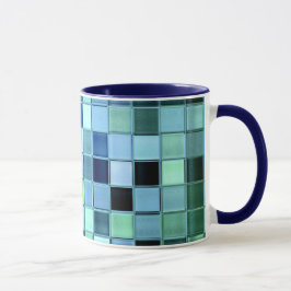 Kundenspezifische Tasse SeaGlass Fliese in den