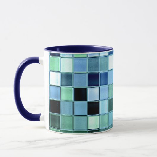 Kundenspezifische Tasse SeaGlass Fliese in den (Links)