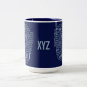 Kundenspezifische Tassen der PSYCHOLOGIE (Mittel)