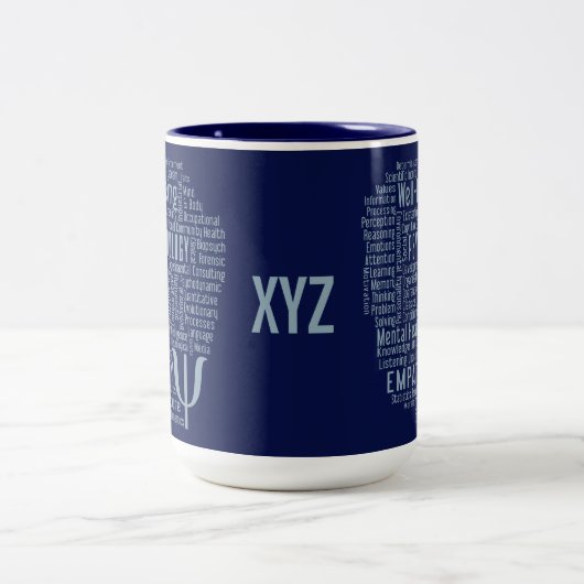 Kundenspezifische Tassen der PSYCHOLOGIE (Mittel)