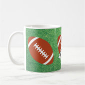 Kundenspezifische Team Name Football Fan oder Coac Kaffeetasse (Links)