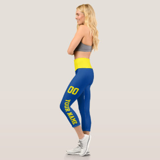 Kundenspezifische Team Sports-Leggings Capri Leggings