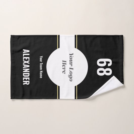 Kundenspezifische Teamlogos und -namen und Jersey Handtuch (Handtuch)