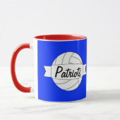 Kundenspezifische Teamname und Colors Volleyball T Tasse (Links)
