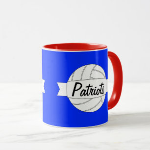 Kundenspezifische Teamname und Colors Volleyball T Tasse