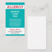 Kundenspezifische Telefonnummerkarte (Vorne/Hinten)