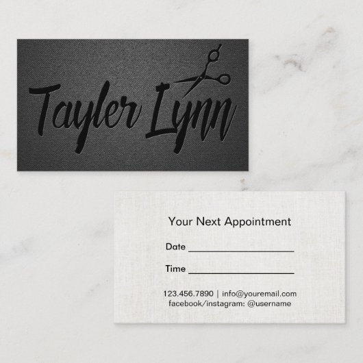 Kundenspezifische Terminkarte (Vorne/Hinten)