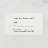 Kundenspezifische Terminkarte (Rückseite)