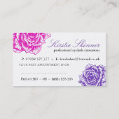 Kundenspezifische Terminkarte (Rückseite)