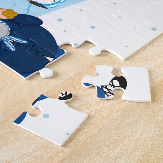 Kundenspezifische Text Baske Olentzero Puzzle (Seite)