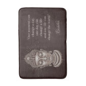 Kundenspezifische Text Buddha-Zitatbadmatten Badematte (Vorderseite Vertikal)