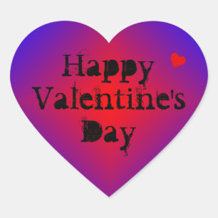 Kundenspezifische Text-Herz-Aufkleber Herz-Aufkleber