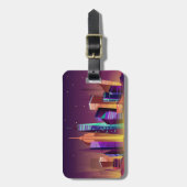 Kundenspezifische Text New- York Cityillustration Gepäckanhänger (Vorderseite vertikal)