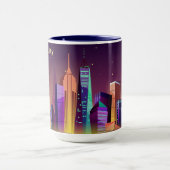 Kundenspezifische Text New- York Tasse (Zentrum)