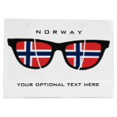 Kundenspezifische Text- u. Farbgeschenktasche der Große Geschenktüte (Rückseite)