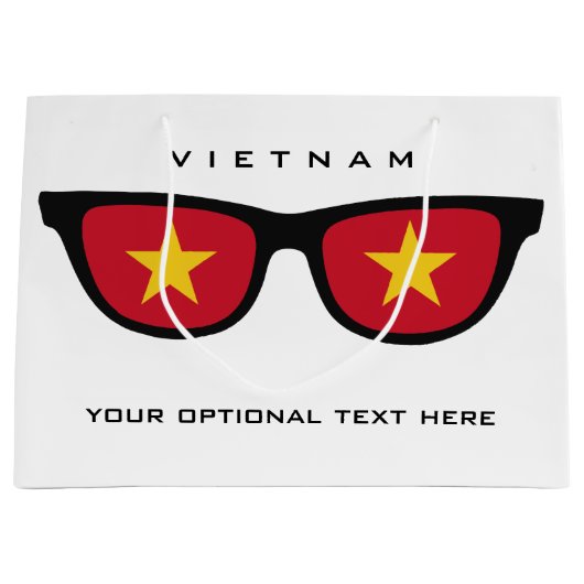 Kundenspezifische Text- u. Farbgeschenktasche der Große Geschenktüte (Vorderseite)