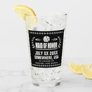 Kundenspezifische Trauzeugin Glas