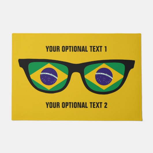 Kundenspezifische Türmatten der brasilianischen Fußmatte (Vorderseite)