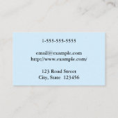 Kundenspezifische und saubere Anwaltskarte Visitenkarte (Rückseite)