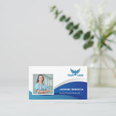 Kundenspezifische Unternehmensförderung Visitenkarte (Stehend Vorderseite)