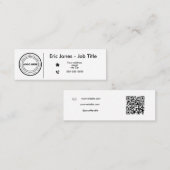 Kundenspezifische Unternehmenslogistik und soziale Mini Visitenkarte (Vorne/Hinten)