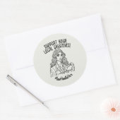 Kundenspezifische Unternehmensnamen Unterstützung Runder Aufkleber (Umschlag)