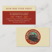 Kundenspezifische Unternehmensübersicht Visitenkarte (Vorne/Hinten)