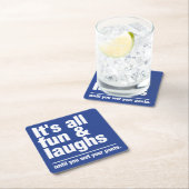 Kundenspezifische Untersetzer des SPASSES u. des (Vor Ort)