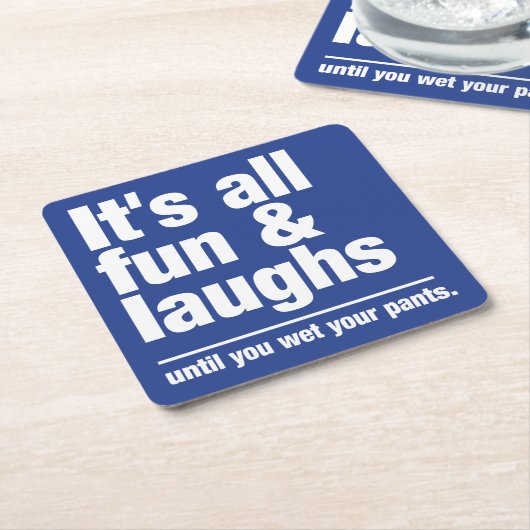 Kundenspezifische Untersetzer des SPASSES u. des (angewinkelt)