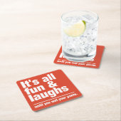 Kundenspezifische Untersetzer des SPASSES u. des (Vor Ort)