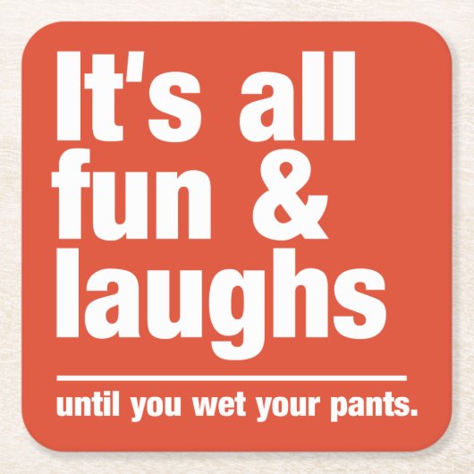 Kundenspezifische Untersetzer des SPASSES u. des (Vorderseite)