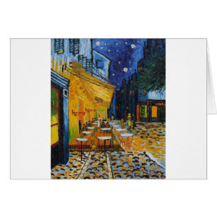 Kundenspezifische Van- Goghcafé-Terrasse-Vintage