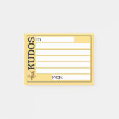 Kundenspezifische Verlobung - Mitarbeitererkennung Post-it Klebezettel (Vorderseite)