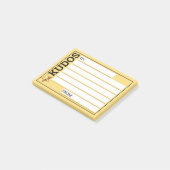 Kundenspezifische Verlobung - Mitarbeitererkennung Post-it Klebezettel (angewinkelt)