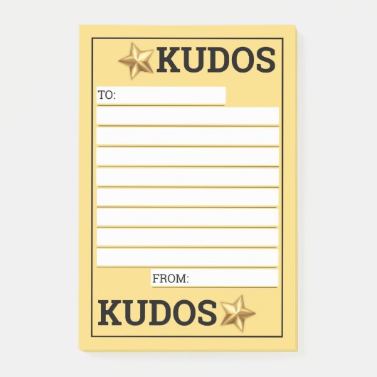 Kundenspezifische Verlobung - Mitarbeitererkennung Post-it Klebezettel (Vorderseite)